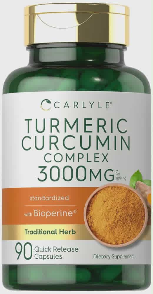 Carlyle Turmeric Curcumin Complex - 3,000mg - 90 Capsules