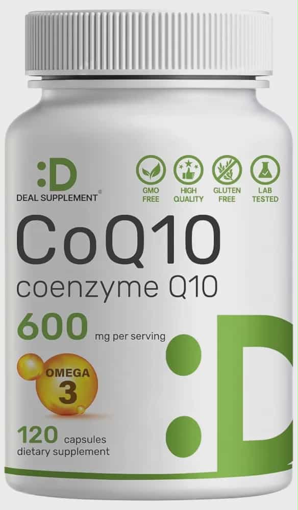 DEAL SUPPLEMENT CoQ10 Coenzyme Q10 - 600 mg - 120 Capsules