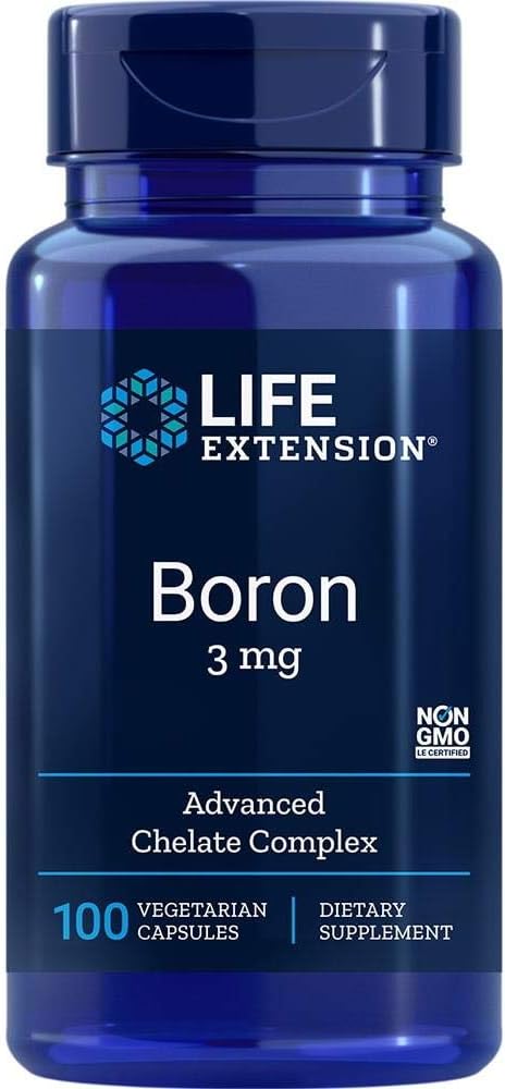Life Extension Boron - 3mg - 100 Vegetarian Capsules