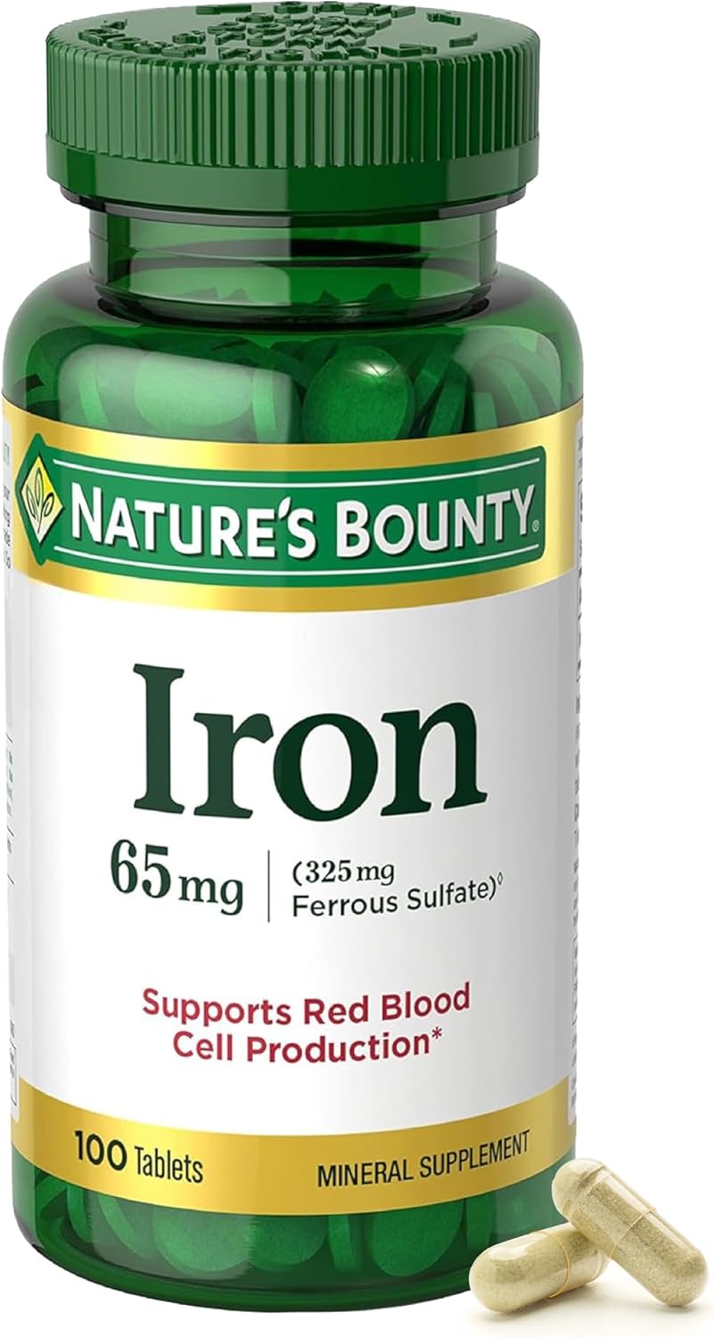 Nature's Bounty Iron - 65mg - 100 Tablets
