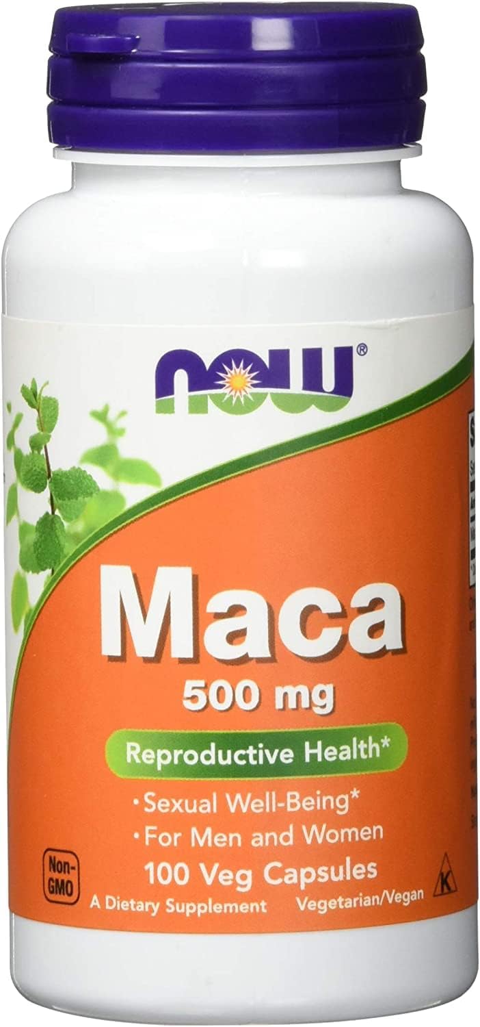 NOW Maca - 500mg - 100 Veg Capsules